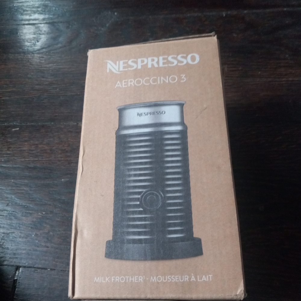Nespresso Aeroccino3 Milk Frother - Black Open Box For Parts Not Working...
